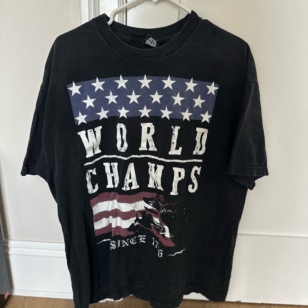 Black World Champs Graphic T-Shirt
